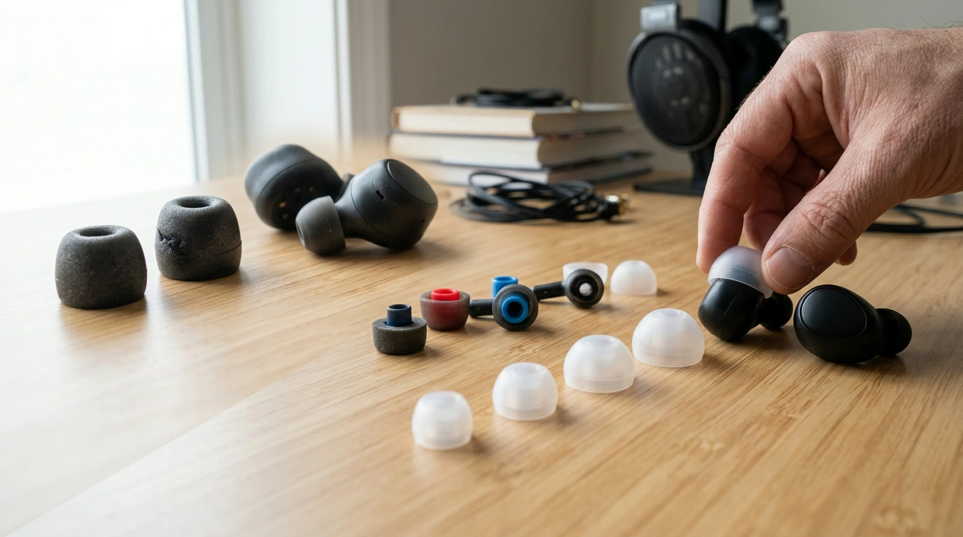 Foam vs Silicone Earbud Tips: Comfort, Seal & Noise